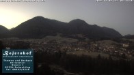 Archiv Foto Webcam Ruhpolding: Unterkunft Bojernhof 05:00