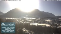 Archiv Foto Webcam Ruhpolding: Unterkunft Bojernhof 12:00