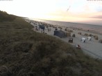 Archiv Foto Webcam Usedom: Strand Karlshagen 19:00