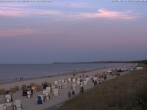 Archiv Foto Webcam Usedom: Strandvorplatz Karlshagen 19:00