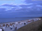 Archiv Foto Webcam Usedom: Strandvorplatz Karlshagen 19:00