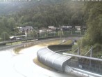 Archived image Webcam Bobsled run Koenigssee 06:00