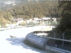 Archived image Webcam Bobsled run Koenigssee 13:00