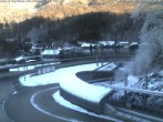 Archived image Webcam Bobsled run Koenigssee 13:00