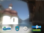 Archived image Webcam Koenigssee: St. Bartholomae 11:00