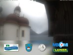Archived image Webcam Koenigssee: St. Bartholomae 09:00