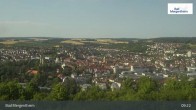 Archiv Foto Webcam Blick vom Ketterberg auf Bad Mergentheim 08:00