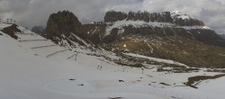 Archived image Webcam Fassa Valley Panorama, Pordoi Pass 13:00