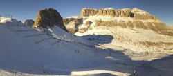 Archived image Webcam Fassa Valley Panorama, Pordoi Pass 13:00