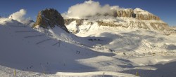 Archiv Foto Webcam Fassatal Panorama - Pordoi Pass 13:00