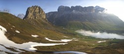 Archiv Foto Webcam Fassatal Panorama - Pordoi Pass 05:00