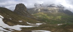 Archiv Foto Webcam Fassatal Panorama - Pordoi Pass 09:00