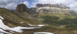 Archiv Foto Webcam Fassatal Panorama - Pordoi Pass 13:00