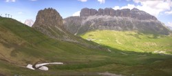 Archiv Foto Webcam Fassatal Panorama - Pordoi Pass 11:00