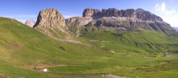 Archiv Foto Webcam Fassatal Panorama - Pordoi Pass 07:00