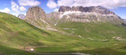 Archiv Foto Webcam Fassatal Panorama - Pordoi Pass 11:00