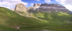 Archiv Foto Webcam Fassatal Panorama - Pordoi Pass 09:00