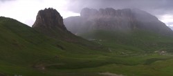 Archiv Foto Webcam Fassatal Panorama - Pordoi Pass 13:00