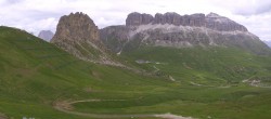 Archiv Foto Webcam Fassatal Panorama - Pordoi Pass 11:00