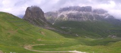 Archiv Foto Webcam Fassatal Panorama - Pordoi Pass 11:00