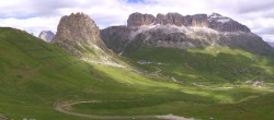 Archiv Foto Webcam Fassatal Panorama - Pordoi Pass 11:00