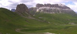 Archiv Foto Webcam Fassatal Panorama - Pordoi Pass 15:00