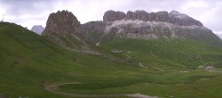 Archiv Foto Webcam Fassatal Panorama - Pordoi Pass 13:00