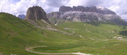 Archiv Foto Webcam Fassatal Panorama - Pordoi Pass 13:00