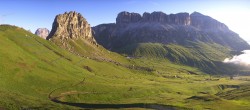 Archiv Foto Webcam Fassatal Panorama - Pordoi Pass 05:00
