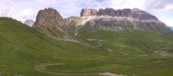 Archiv Foto Webcam Fassatal Panorama - Pordoi Pass 09:00