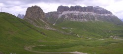 Archiv Foto Webcam Fassatal Panorama - Pordoi Pass 11:00