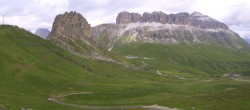 Archiv Foto Webcam Fassatal Panorama - Pordoi Pass 09:00
