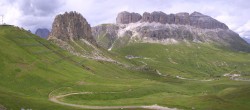 Archiv Foto Webcam Fassatal Panorama - Pordoi Pass 13:00