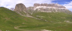 Archiv Foto Webcam Fassatal Panorama - Pordoi Pass 11:00