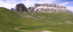 Archiv Foto Webcam Fassatal Panorama - Pordoi Pass 13:00