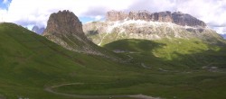 Archiv Foto Webcam Fassatal Panorama - Pordoi Pass 11:00