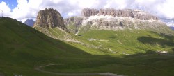 Archiv Foto Webcam Fassatal Panorama - Pordoi Pass 13:00