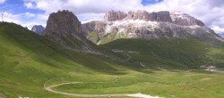 Archiv Foto Webcam Fassatal Panorama - Pordoi Pass 13:00