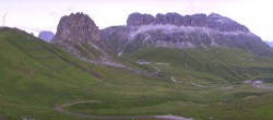 Archiv Foto Webcam Fassatal Panorama - Pordoi Pass 05:00