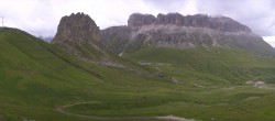 Archiv Foto Webcam Fassatal Panorama - Pordoi Pass 15:00
