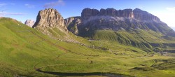 Archiv Foto Webcam Fassatal Panorama - Pordoi Pass 06:00