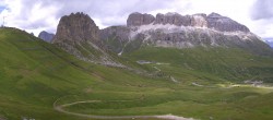 Archiv Foto Webcam Fassatal Panorama - Pordoi Pass 13:00