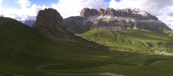 Archiv Foto Webcam Fassatal Panorama - Pordoi Pass 17:00