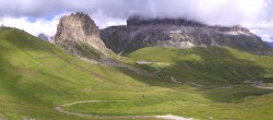 Archiv Foto Webcam Fassatal Panorama - Pordoi Pass 09:00