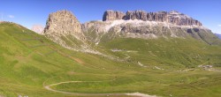 Archiv Foto Webcam Fassatal Panorama - Pordoi Pass 09:00