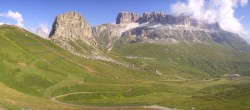 Archiv Foto Webcam Fassatal Panorama - Pordoi Pass 09:00