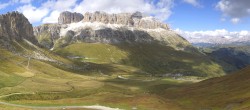 Archiv Foto Webcam Fassatal Panorama - Pordoi Pass 13:00