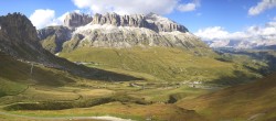 Archiv Foto Webcam Fassatal Panorama - Pordoi Pass 15:00