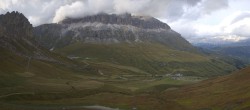 Archiv Foto Webcam Fassatal Panorama - Pordoi Pass 17:00