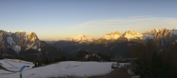 Archived image Webcam Dolomites Panorama - Pozza di Fassa 05:00